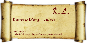 Keresztény Laura névjegykártya